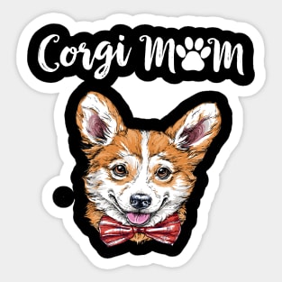 Corgi Mom (278) Sticker